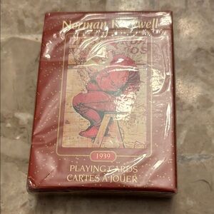 Norman Rockwell Playing Cards never opened